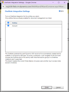 How to Set up OneNote integration in Power apps – D365 Feeds