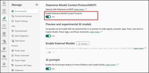 Using the Dataverse MCP Server in Copilot Studio – D365 Feeds